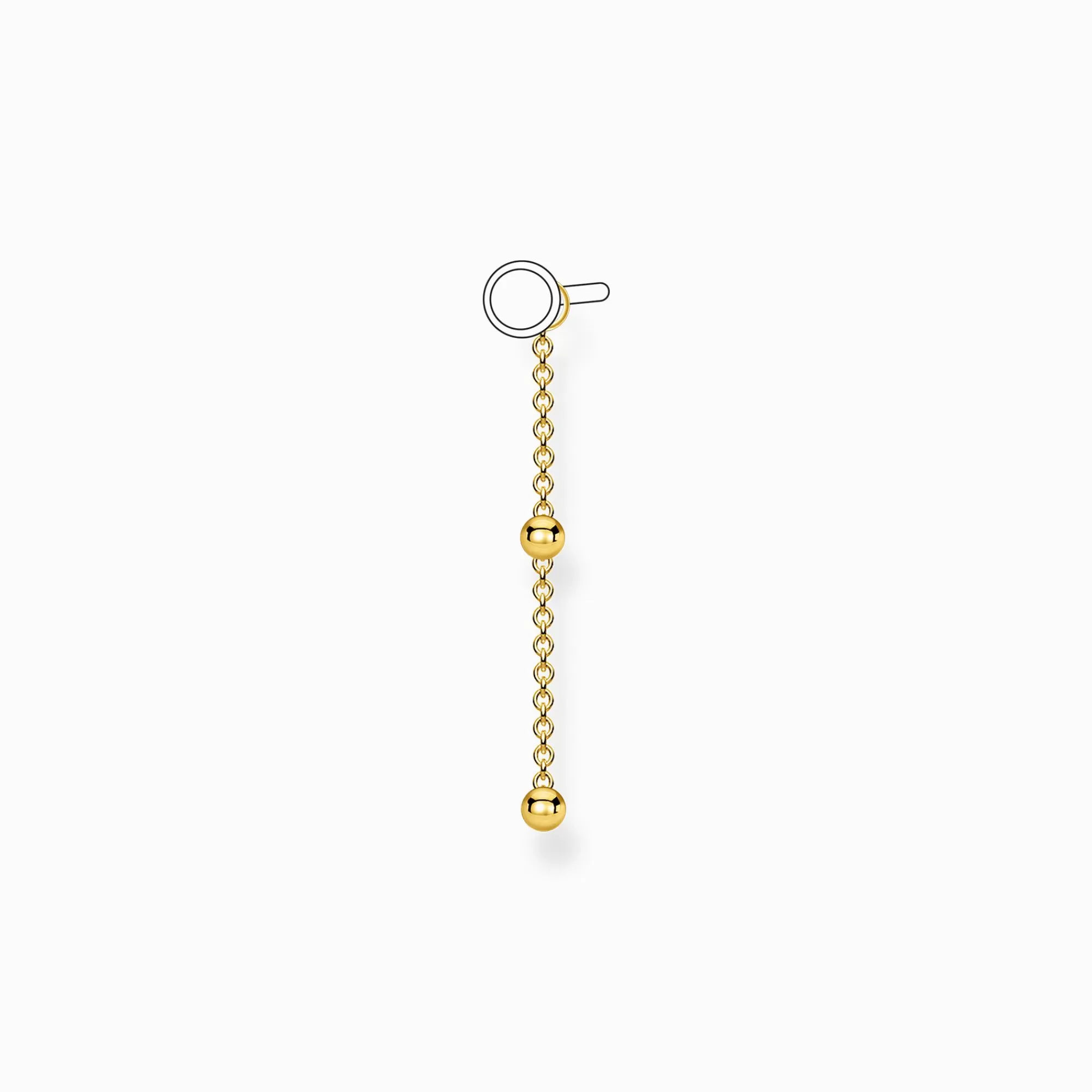 Best Colgante para pendiente bolitas oro Mujer Aros | Baño De Oro De 18 Quilates - Plata 925