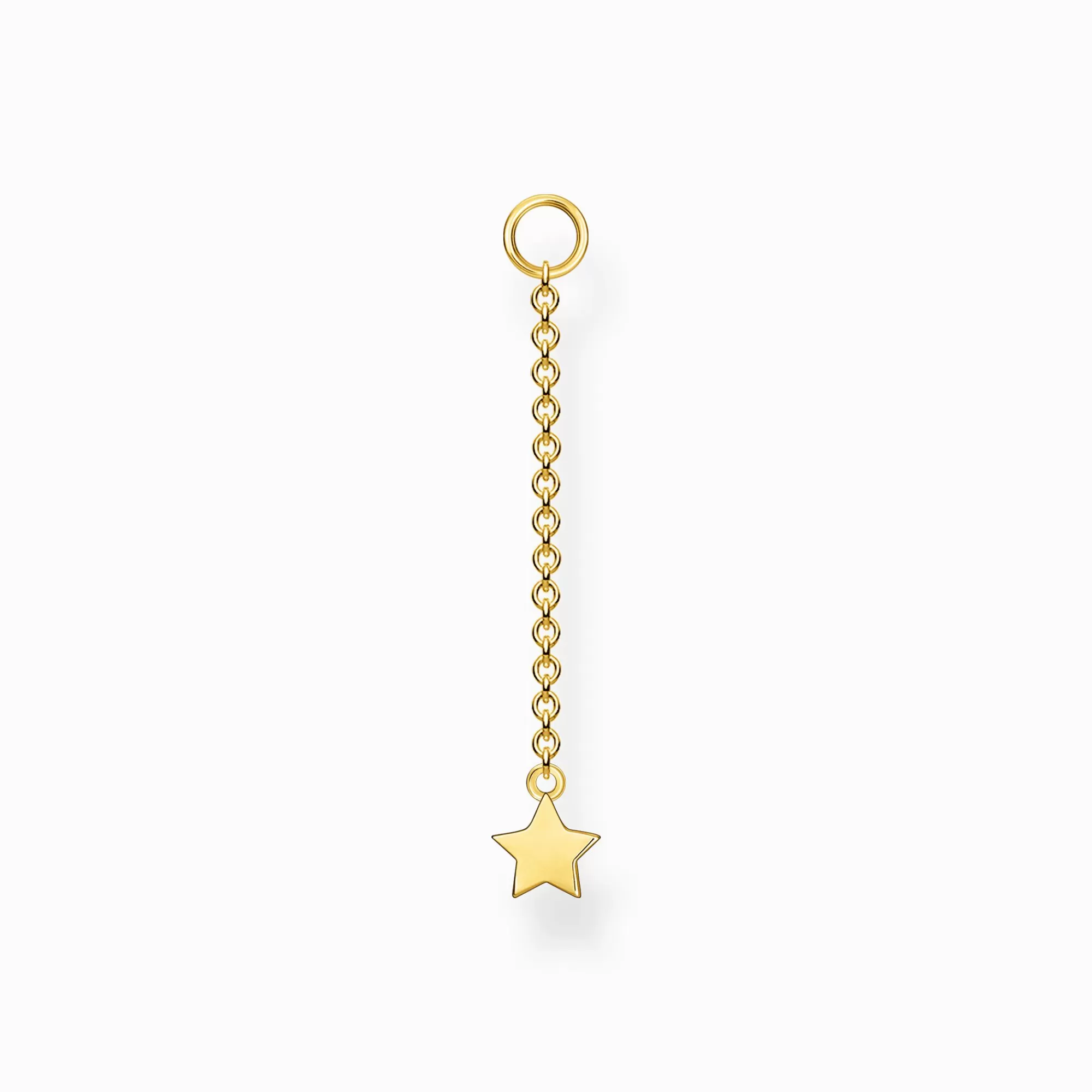 Sale Colgante para pendiente estrella oro Mujer Aros | Baño De Oro De 18 Quilates - Plata 925