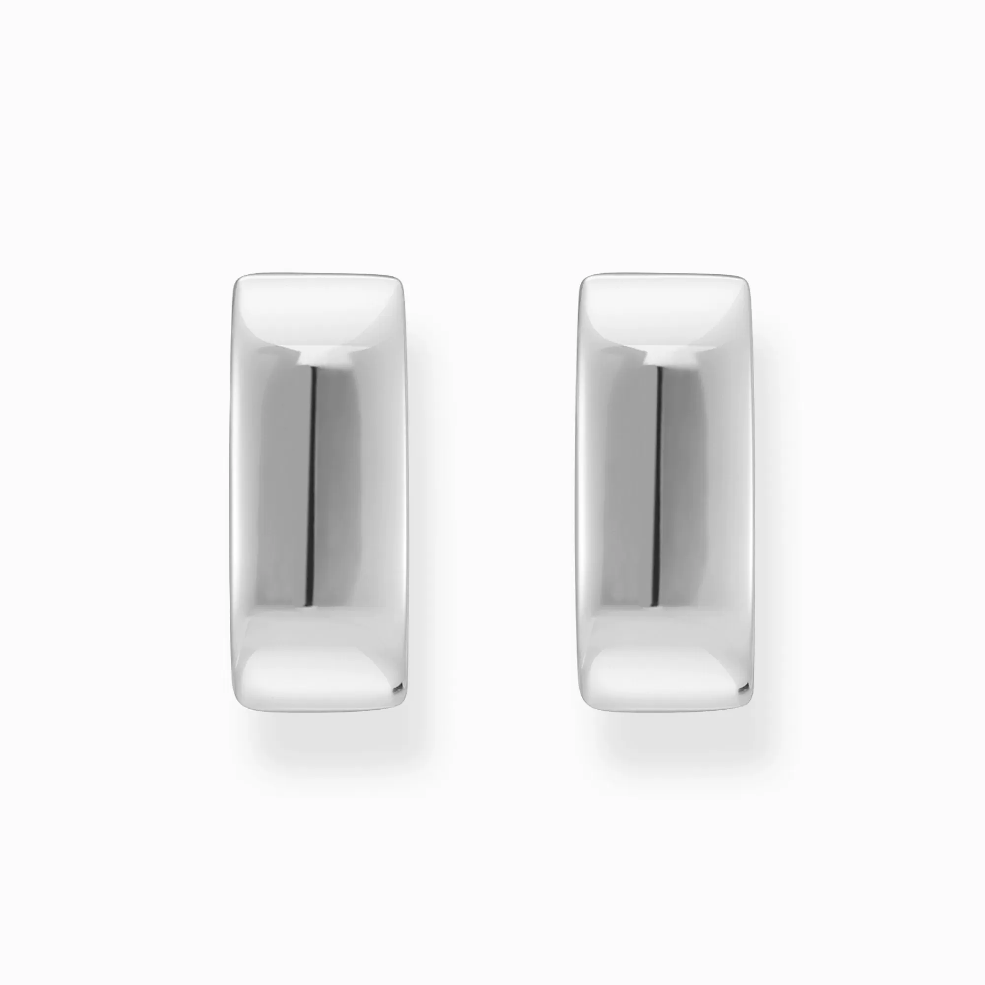 Sale Pendientes de aro de plata de forma angular Mujer Aros | Plata 925