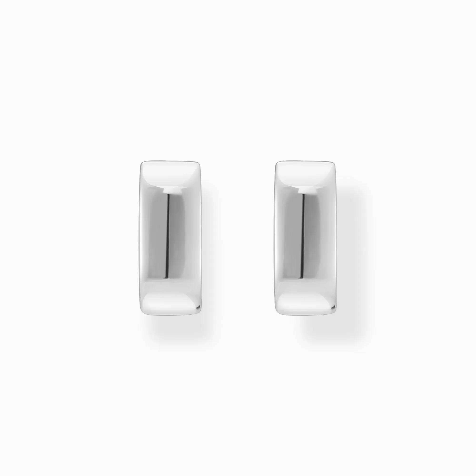 Online Pendientes de aro pequeños de plata con forma angular Mujer Aros | Plata 925