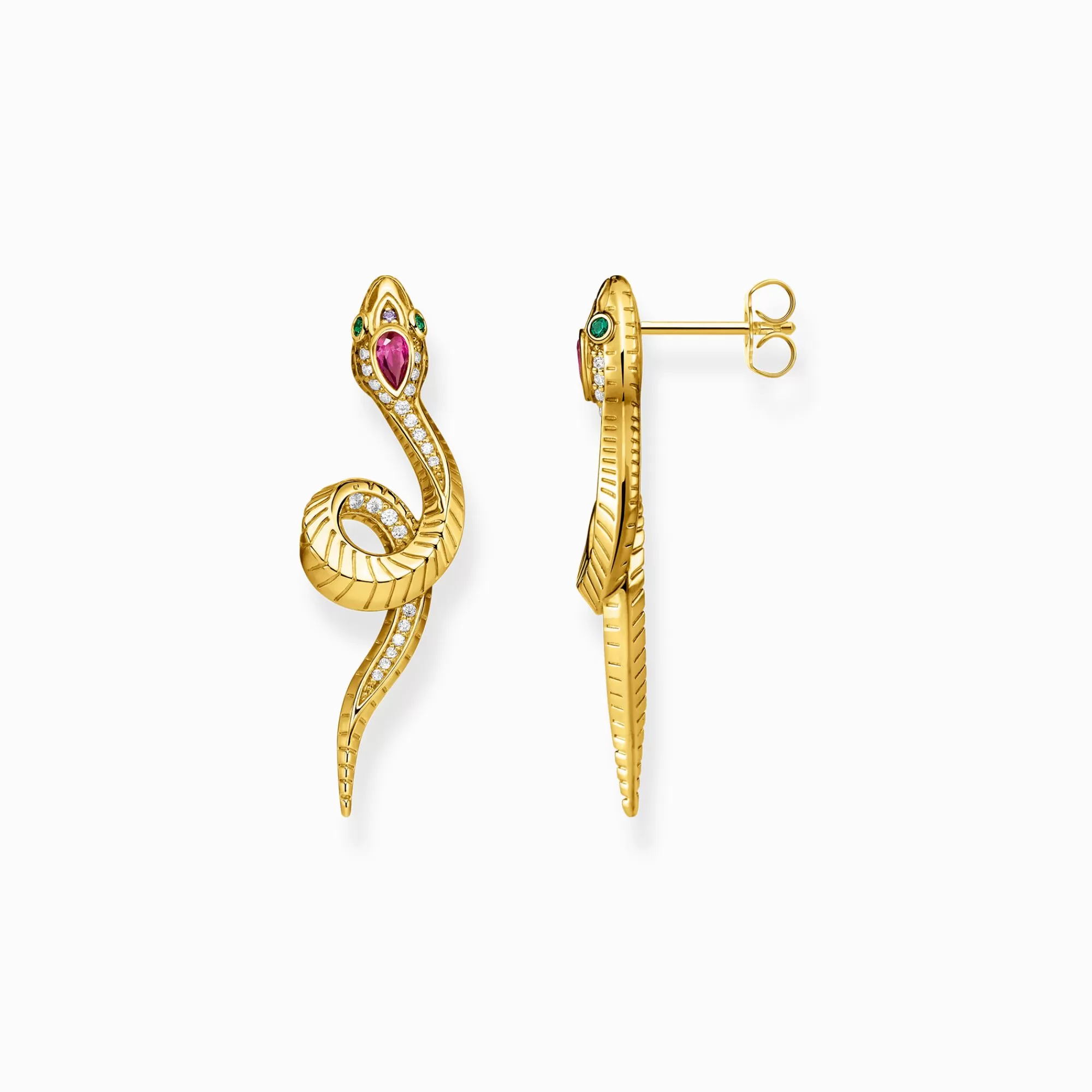 Best Pendientes serpiente oro Mujer Pendientes Largos