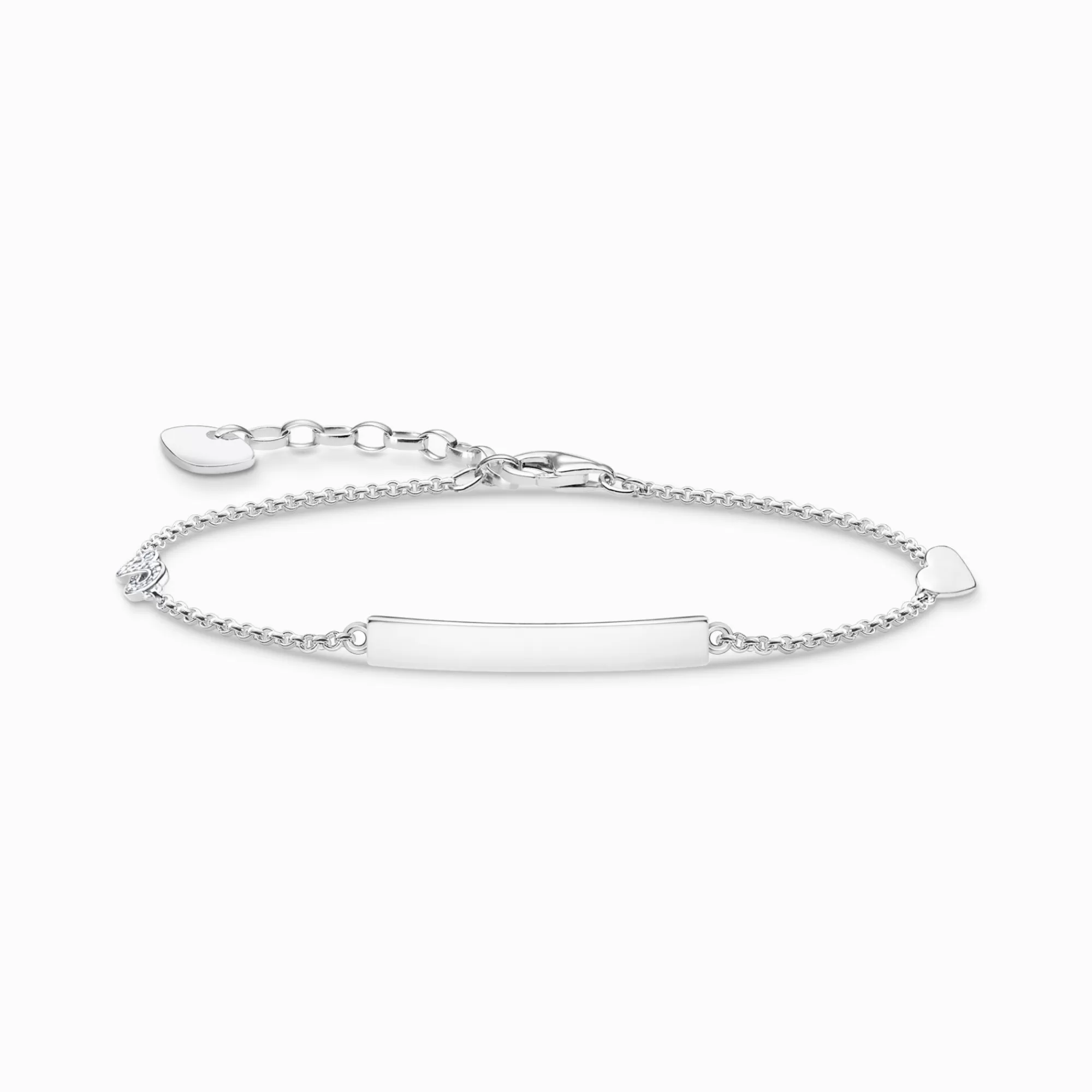 Hot Pulsera corazón e infinity plata Mujer Pulseras