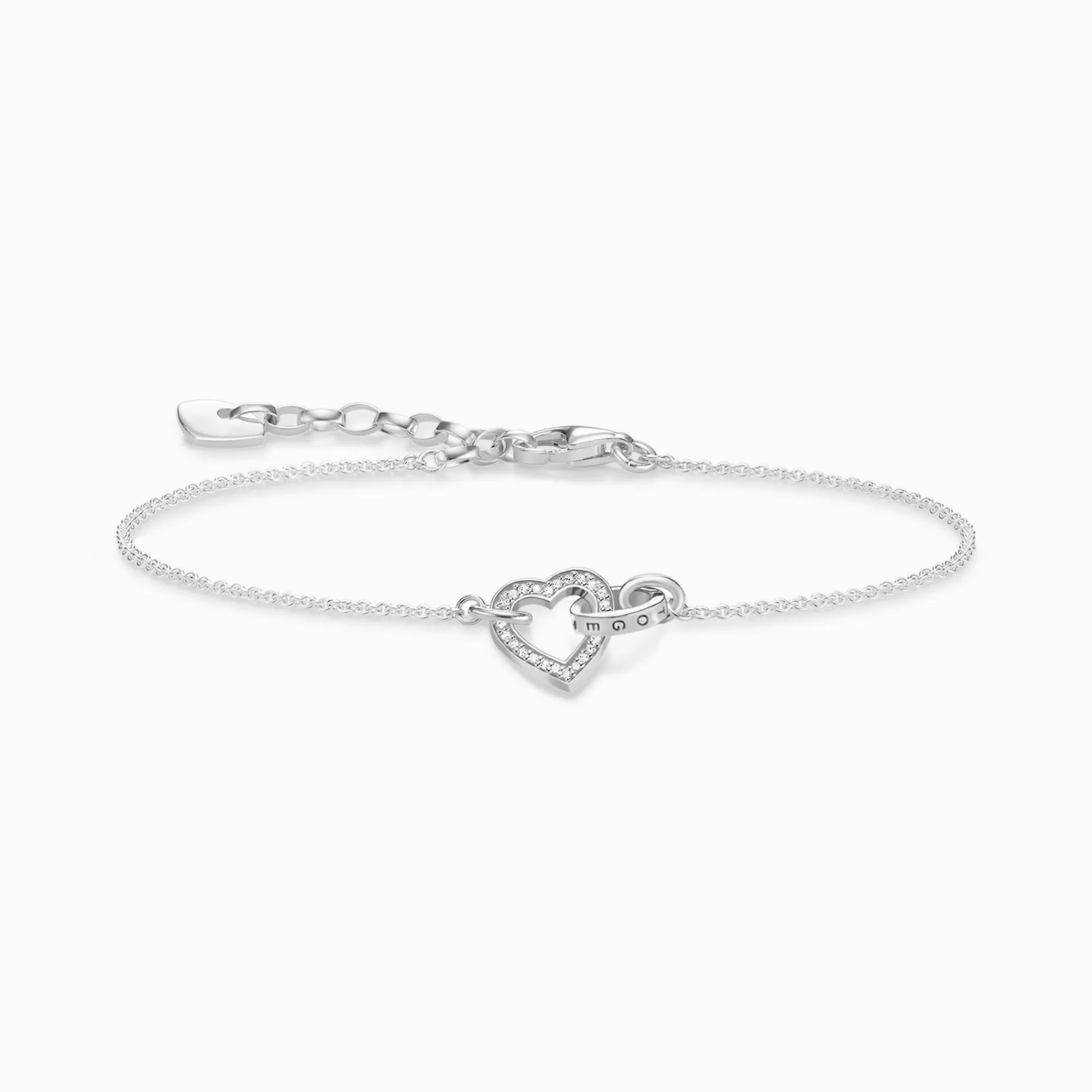 Online Pulsera corazón Together pequeño Mujer Pulseras