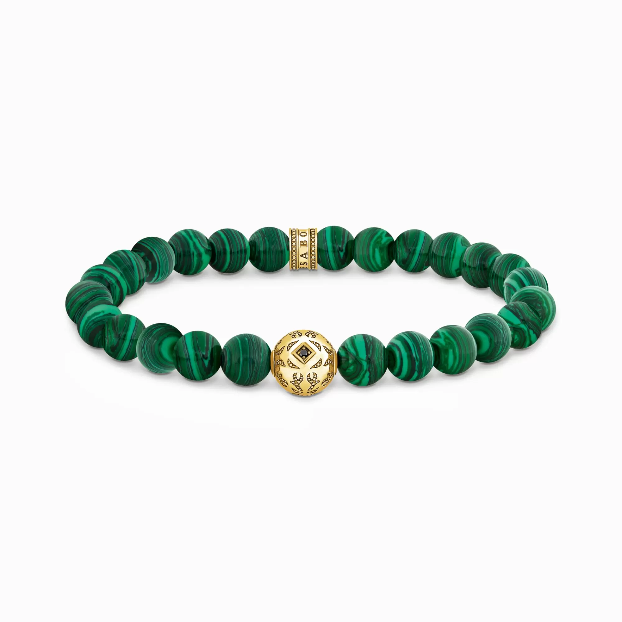 Fashion Pulsera de cuentas verdes con baño de oro Mujer Pulseras | Pulseras