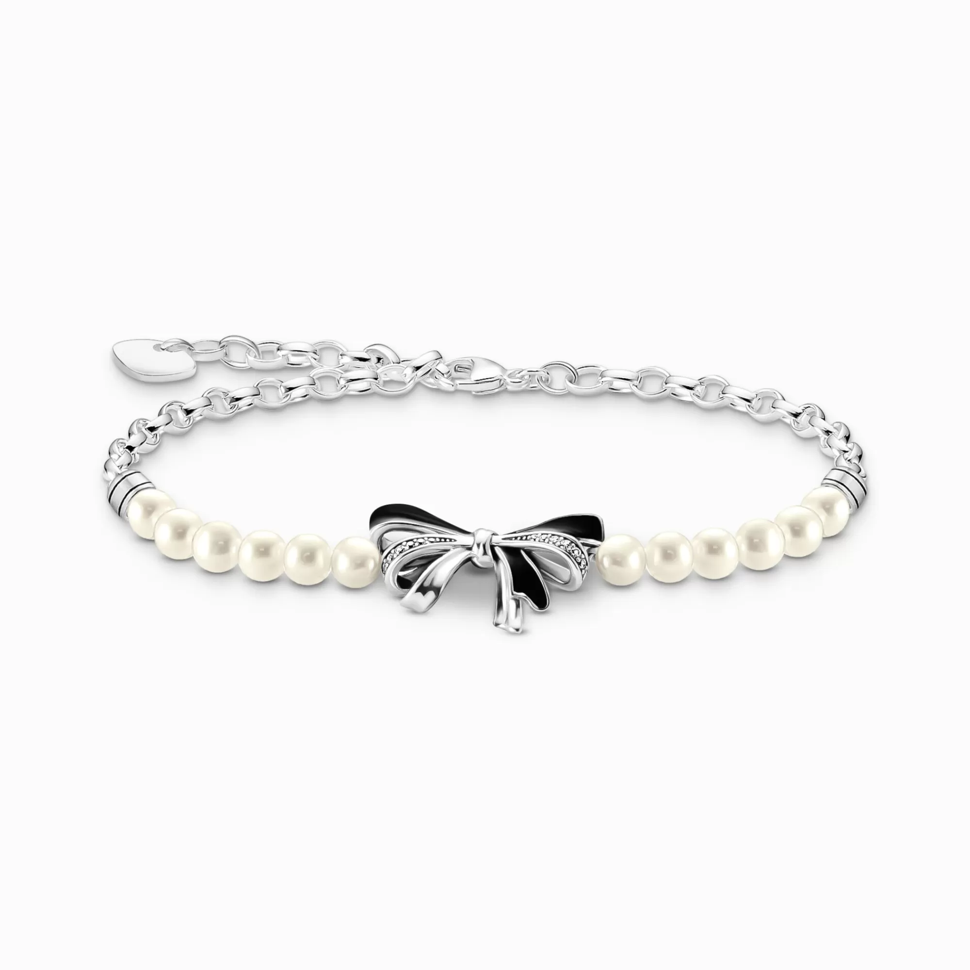 Cheap Pulsera lazo con perlas Lovely Romance plata Mujer Pulseras | Plata 925