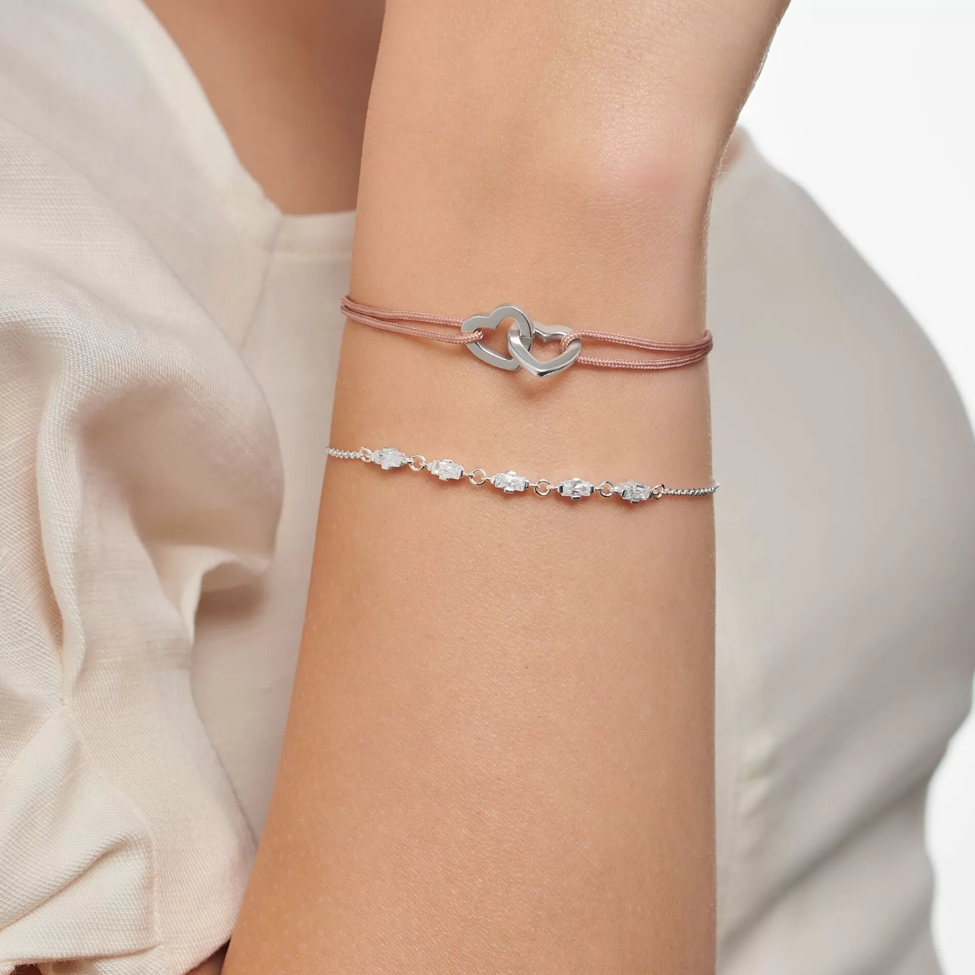 Online Pulsera Little Secret corazones Mujer Pulseras