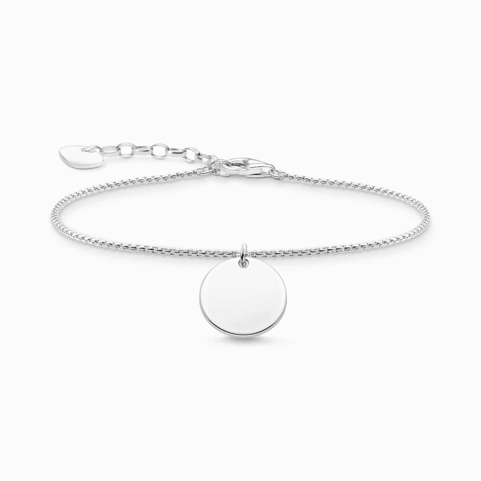 Flash Sale Pulsera medalla plata Mujer Pulseras