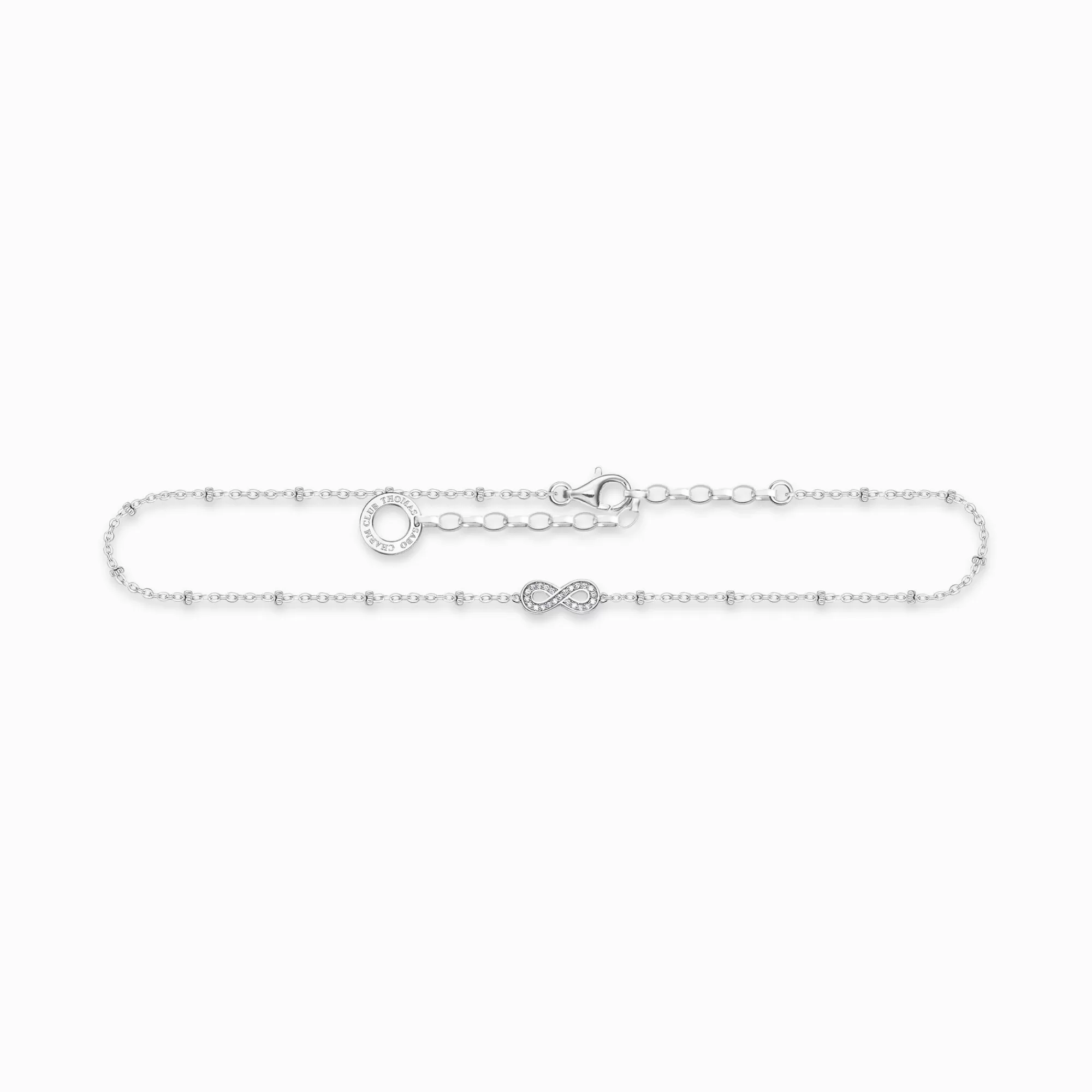 Store Pulsera para tobillo infinity plata Mujer Tobillera