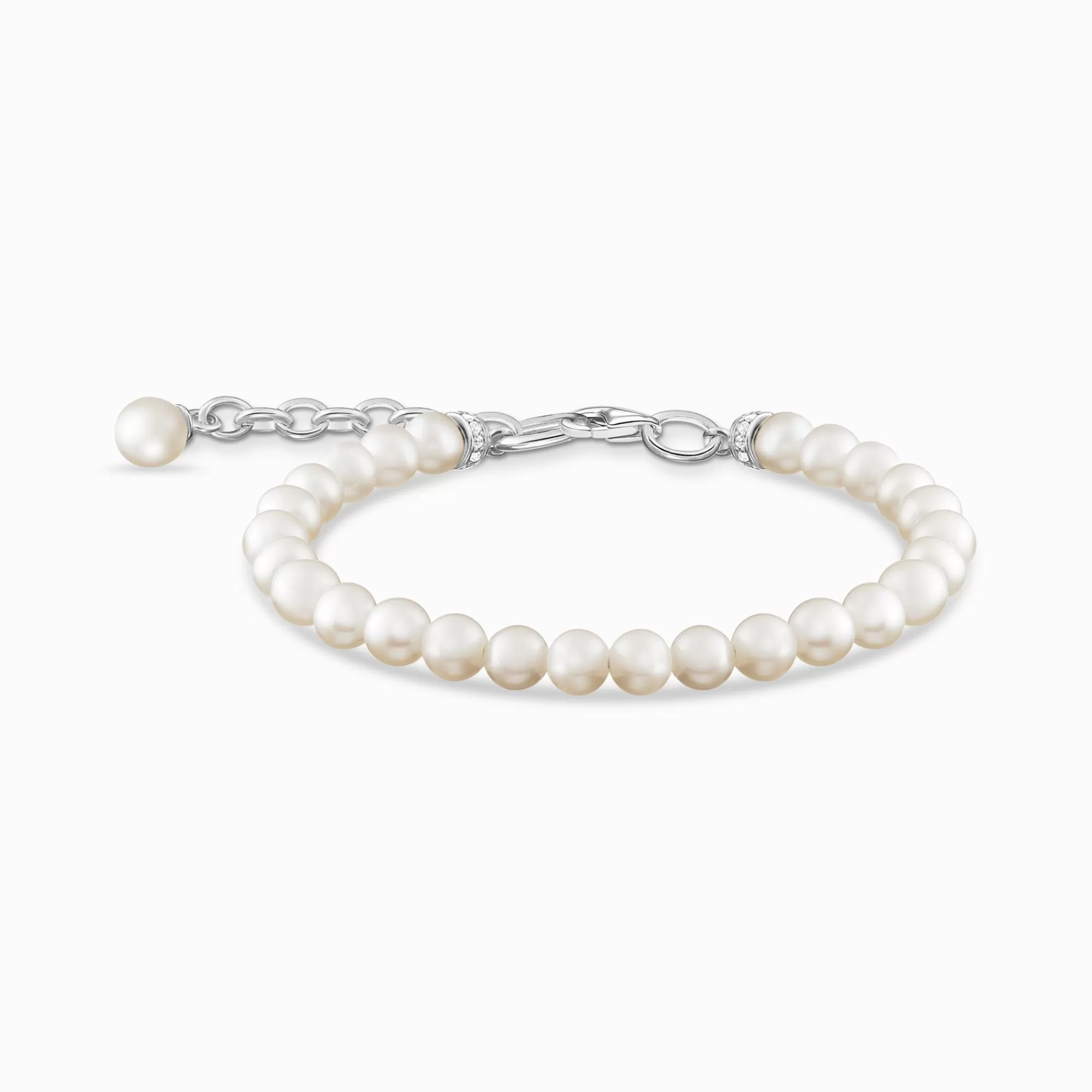 Clearance Pulsera perlas plata Mujer Pulseras