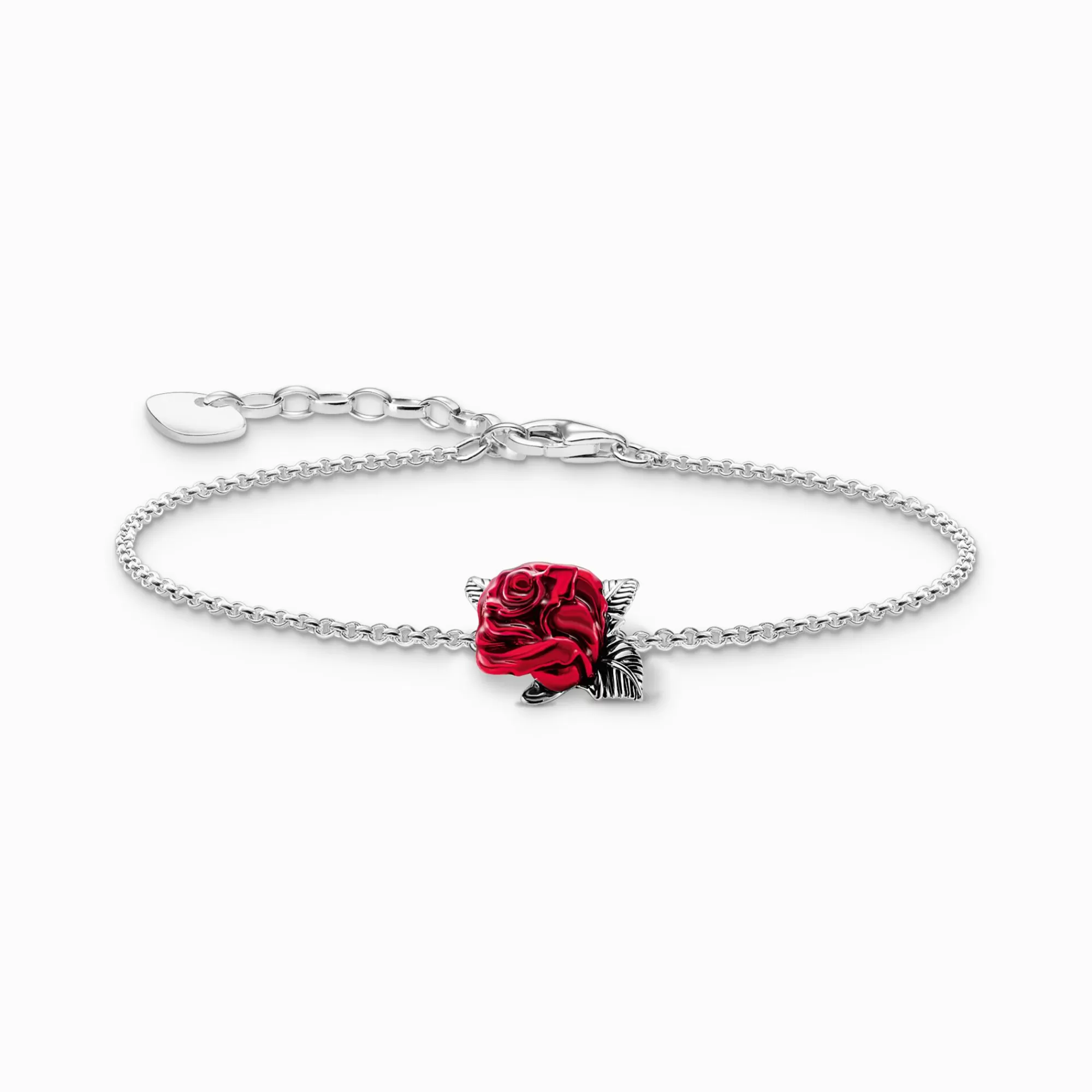 Outlet Pulsera Rosa Roses Romance Plata Mujer Pulseras | Plata 925