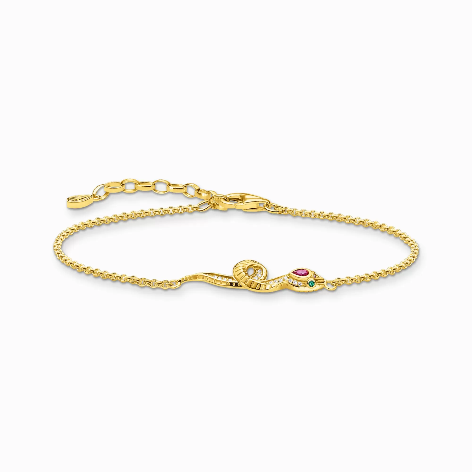 Hot Pulsera serpiente oro Mujer Pulseras | Baño De Oro De 18 Quilates - Plata 925