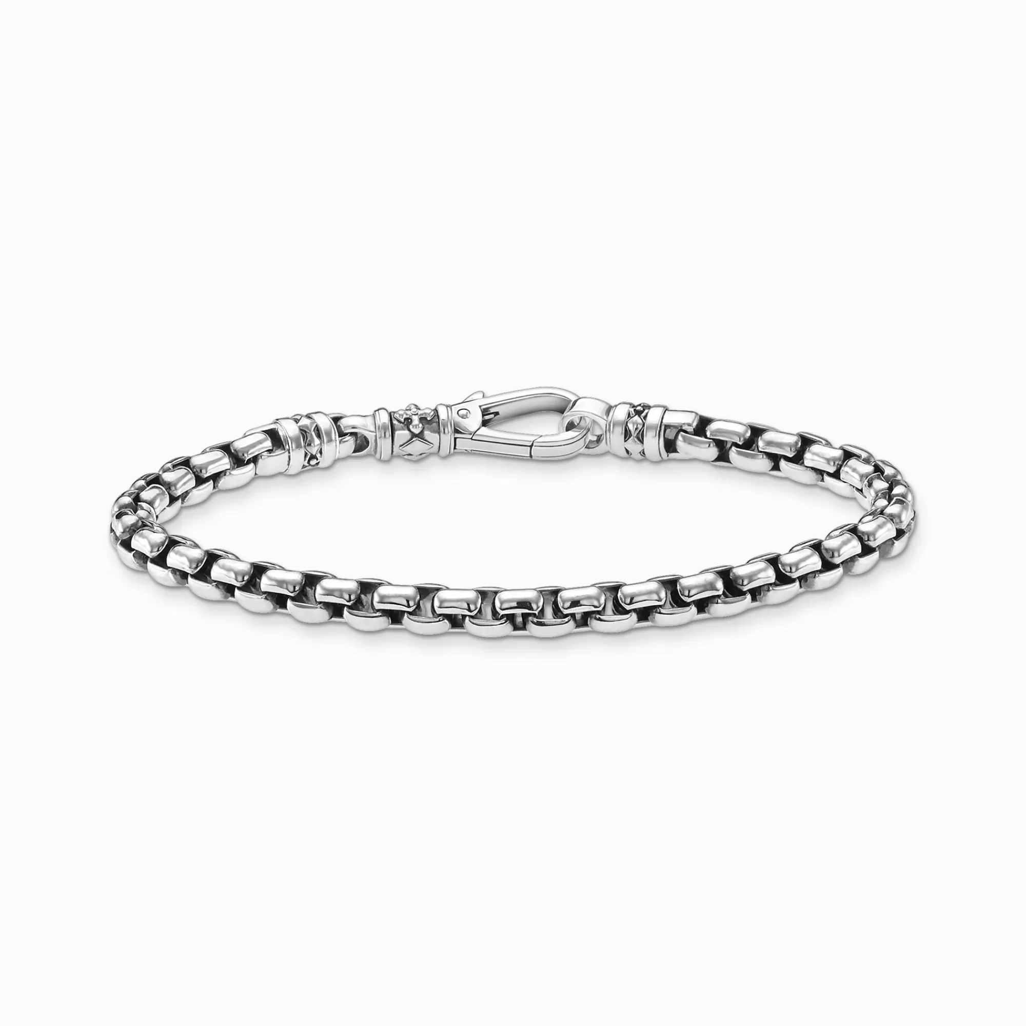 Shop Pulsera veneciana plata ennegrecido Mujer Pulseras | Pulseras