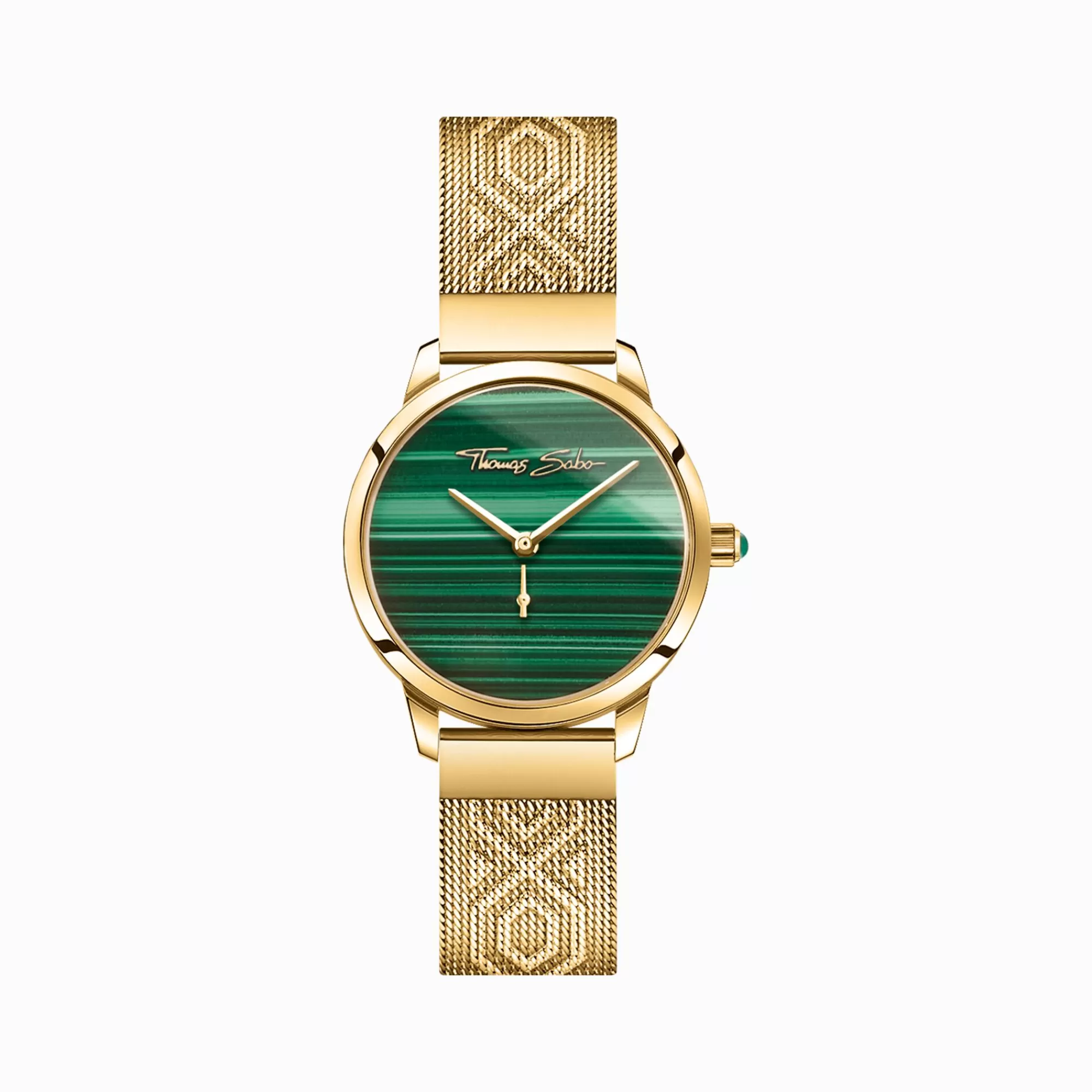 Shop Reloj para señora garden spirit malaquita oro Mujer Relojes | Relojes Para Mujer