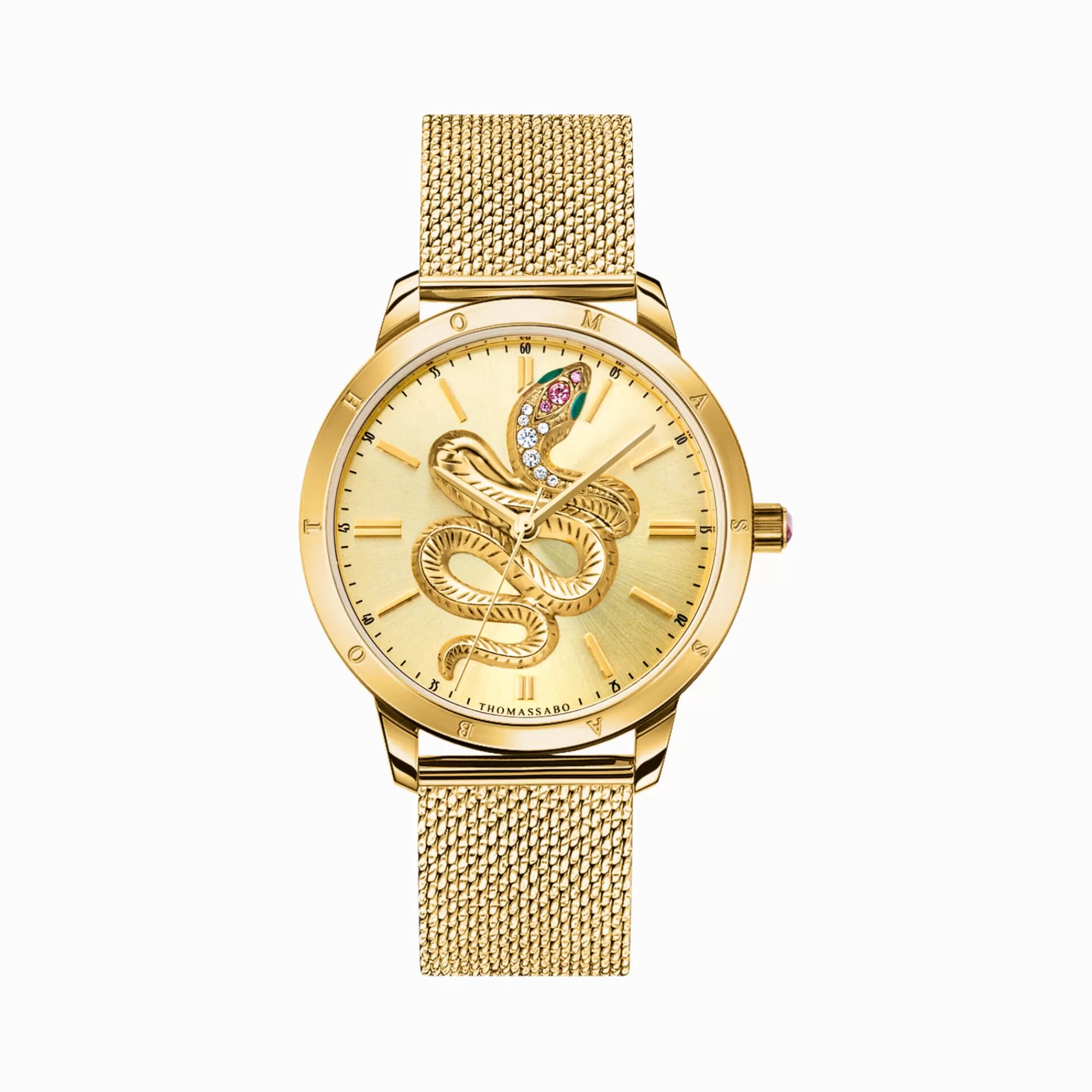 New Reloj para señora serpiente óptica 3D color oro amarillo Mujer Relojes | Relojes Para Mujer